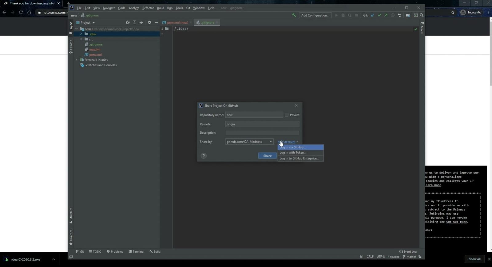 Intellij idea создать maven проект